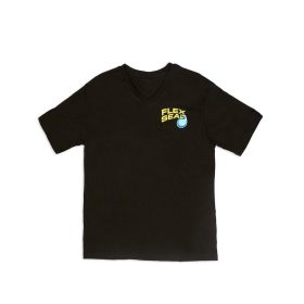 Flex Seal Flex Seal Black V-Neck T-Shirt